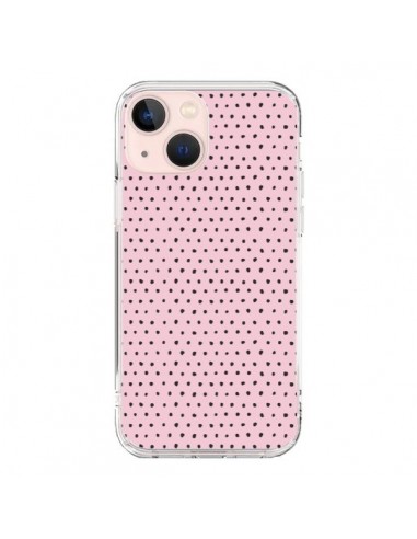 Cover iPhone 13 Mini Artsy Dots Rosa - Ninola Design