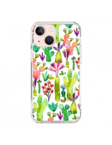 Coque iPhone 13 Mini Cacti Garden - Ninola Design