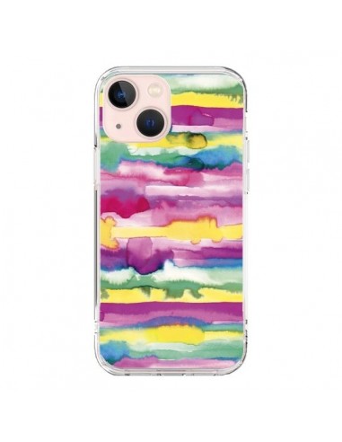 iPhone 13 Mini Case Gingham Vichy Pink - Ninola Design