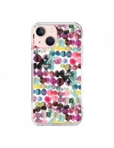 Cover iPhone 13 Mini Gradient Tropical Color Linee -...