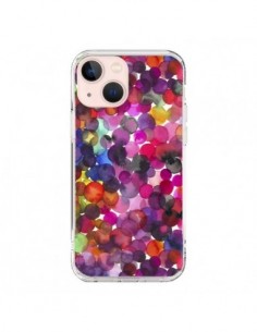 Cover iPhone 13 Mini Moody Geometry Rustic Marrone -...