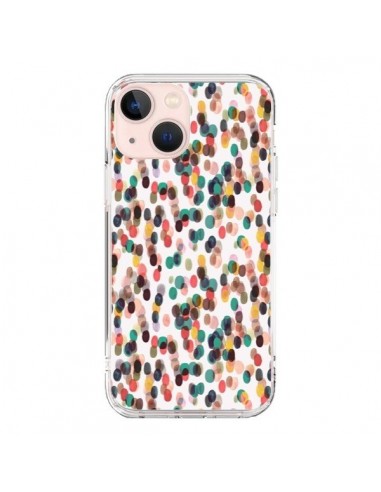 Coque iPhone 13 Mini Rainbow Lace Neon - Ninola Design