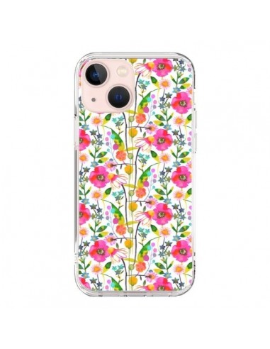 Coque iPhone 13 Mini Spring Colors Multicolored - Ninola Design