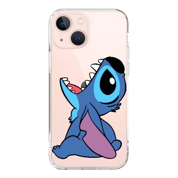 Coque iPhone 13 Mini Stitch de Lilo et Stitch Transparente