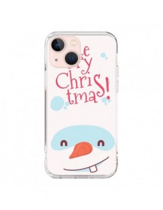 Cover iPhone 13 Mini Pupazzo di Neve Merry Christmas...