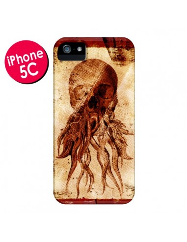 Coque Octopu Skull Poulpe Tête de Mort pour iPhone 5C - Maximilian San