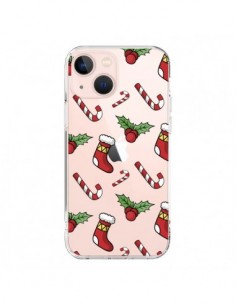 Cover iPhone 13 Mini Calze Bastoncini di Zucchero...