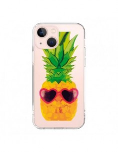 iPhone 13 Mini Case Heart Shape Pineapple Clear - Nico