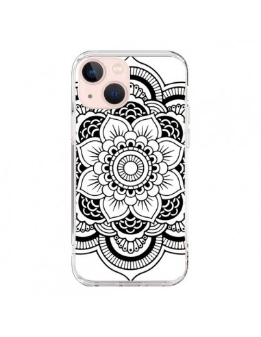 Coque iPhone 13 Mini Mandala Noir Azteque - Nico