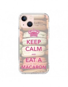 Coque iPhone 13 Mini Keep Calm and Eat A Macaron - Nico
