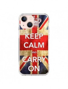 Coque iPhone 13 Mini Keep Calm and Carry On - Nico