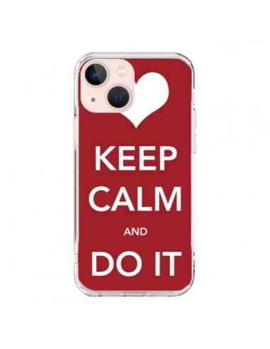 Coque iPhone 13 Mini Keep Calm and Do It - Nico