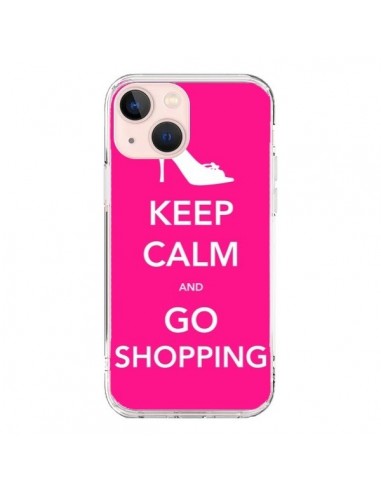 Coque iPhone 13 Mini Keep Calm and Go Shopping - Nico