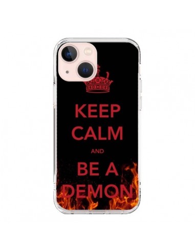 Coque iPhone 13 Mini Keep Calm and Be A Demon - Nico