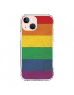 Coque iPhone 13 Mini Drapeau Arc En Ciel Gay - Nico