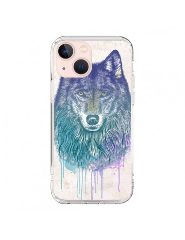 Coque iPhone 13 Mini Loup - Rachel Caldwell