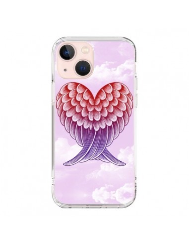 Coque iPhone 13 Mini Ailes d'ange Amour - Rachel Caldwell