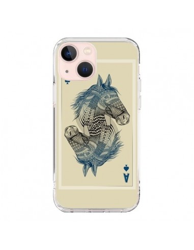 Coque iPhone 13 Mini Cheval Carte Jeu Horse As - Rachel Caldwell