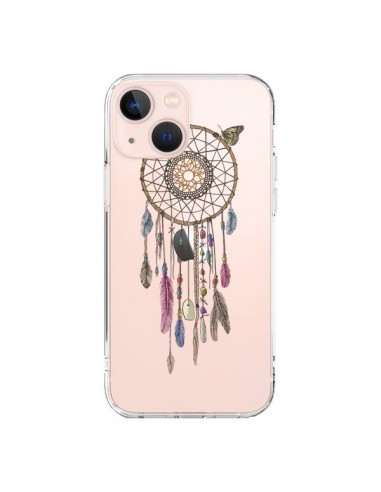 Coque iPhone 13 Mini Attrape-rêves Lakota Transparente - Rachel Caldwell