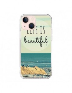Cover iPhone 13 Mini Life is Beautiful - R Delean