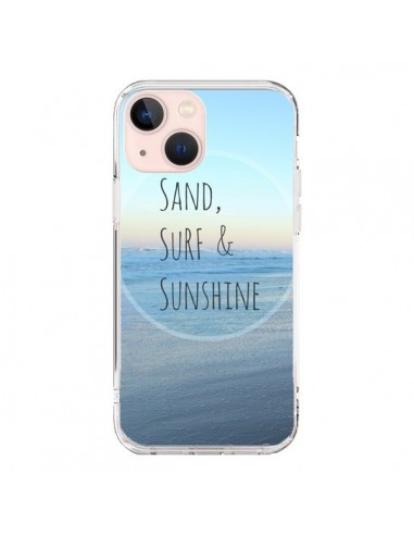 Coque iPhone 13 Mini Sand, Surf and Sunshine - R Delean