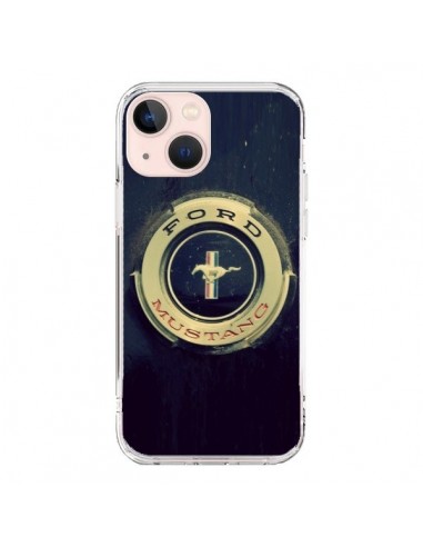 Coque iPhone 13 Mini Ford Mustang Voiture - R Delean