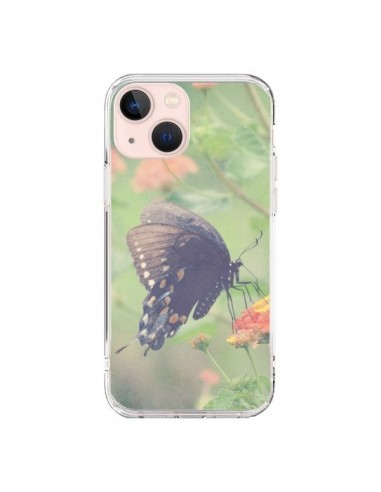 Coque iPhone 13 Mini Papillon Butterfly - R Delean