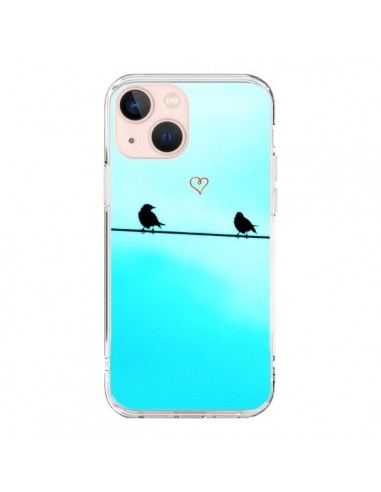 Coque iPhone 13 Mini Oiseaux Birds Amour Love - R Delean