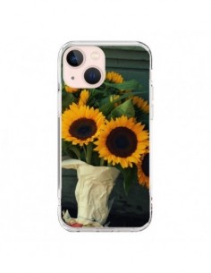 Coque iPhone 13 Mini Tournesol Bouquet Fleur - R Delean