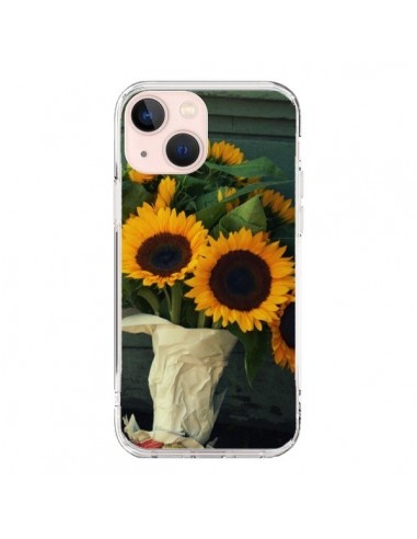 Cover iPhone 13 Mini Girasoli Bouquet Fiori - R Delean