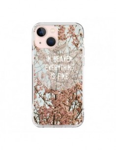 Coque iPhone 13 Mini In heaven everything is fine paradis...
