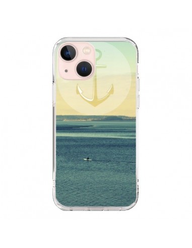 Coque iPhone 13 Mini Ancre Navire Bateau Summer Beach Plage - R Delean