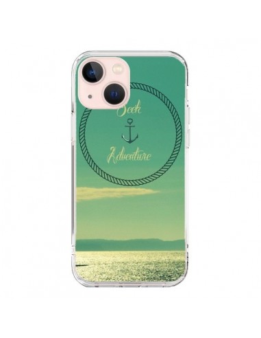 Coque iPhone 13 Mini See Adventure Aventure Ancre Navire Bateau - R Delean