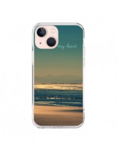 iPhone 13 Mini Case Be still my heart Sea Ocean Sand...