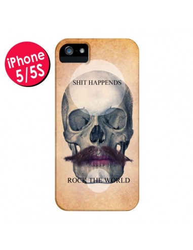 Coque Rock Skull Tête de Mort pour iPhone 5 et 5S - Maximilian San