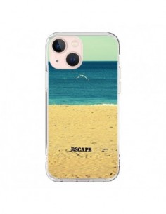 Coque iPhone 13 Mini Escape Mer Plage Ocean Sable Paysage...