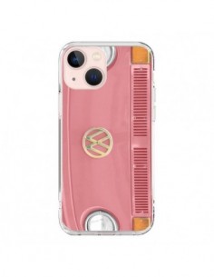 Cover iPhone 13 Mini Groovy Van Hippie VW Rosa - R Delean