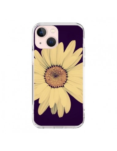 Coque iPhone 13 Mini Marguerite Fleur Flower - R Delean