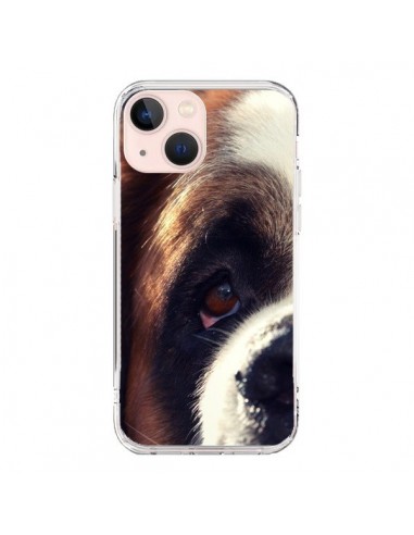 Coque iPhone 13 Mini Saint Bernard Chien Dog - R Delean