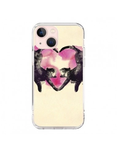 Coque iPhone 13 Mini Cats love to sleep - Robert Farkas