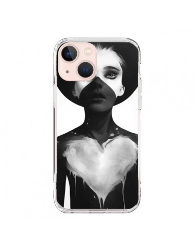 Coque iPhone 13 Mini Fille Coeur Hold On - Ruben Ireland