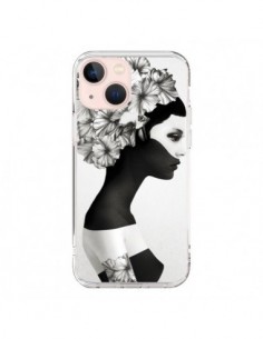 Coque iPhone 13 Mini Marianna Fille Fleurs - Ruben...