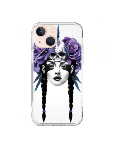 Coque iPhone 13 Mini Fille Fleurs Warrior - Ruben Ireland