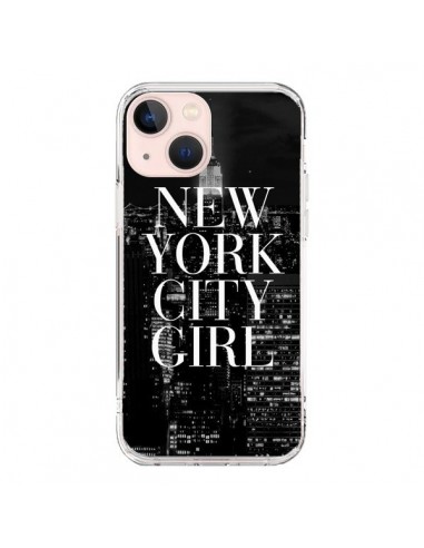 Coque iPhone 13 Mini New York City Girl - Rex Lambo