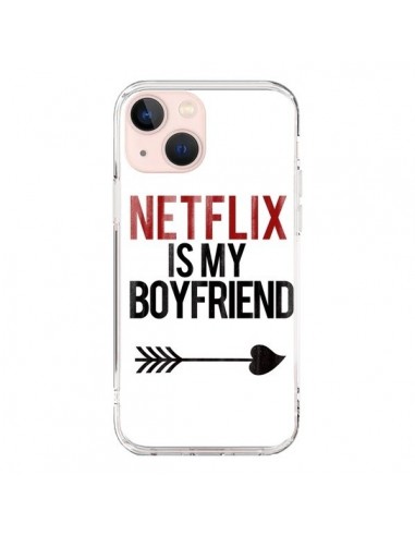 Coque iPhone 13 Mini Netflix is my Boyfriend - Rex Lambo