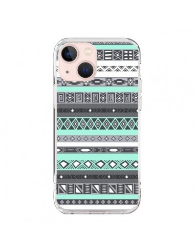 iPhone 13 Mini Case Aztec Blue Pastel - Rex Lambo