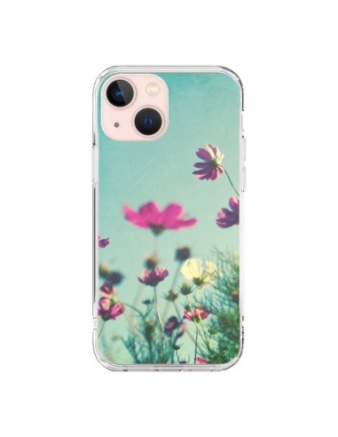 Coque iPhone 13 Mini Fleurs Reach for the Sky - Sylvia Cook