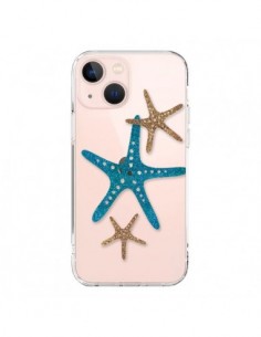 Coque iPhone 13 Mini Etoile de Mer Starfish Transparente...