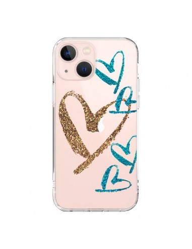 Cover iPhone 13 Mini Cuore Amore Trasparente - Sylvia Cook