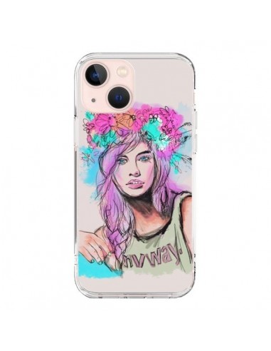 Coque iPhone 13 Mini Femme Mannequin Barbara Palvin - Sara Eshak